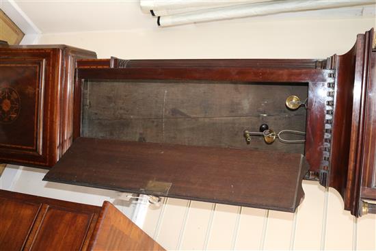 An 18th century and later mahogany longcase clock, Carter of Uxbridge, 7ft 8.5in.